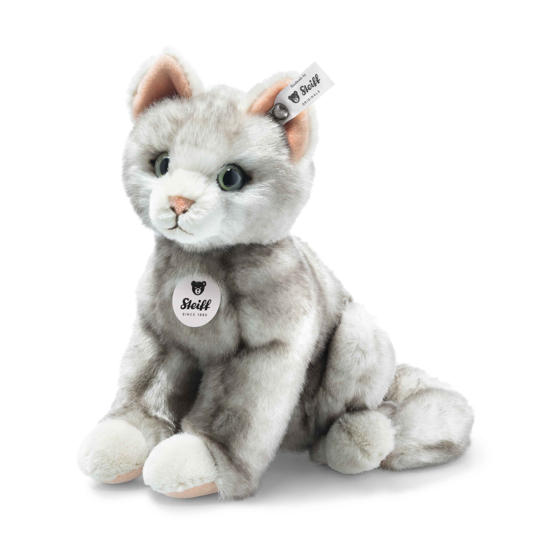 Filou Cat, 8 in, light gray - Steiff.com