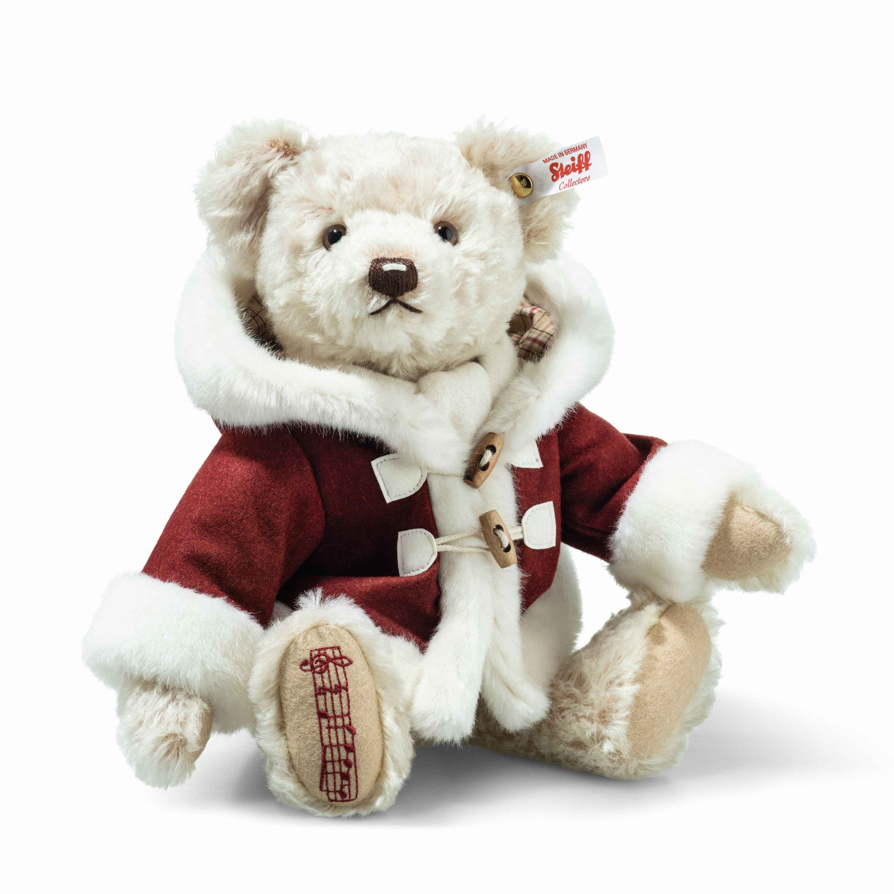 Kris the Musical Christmas Teddy Bear, 12 in, beige - Steiff.com