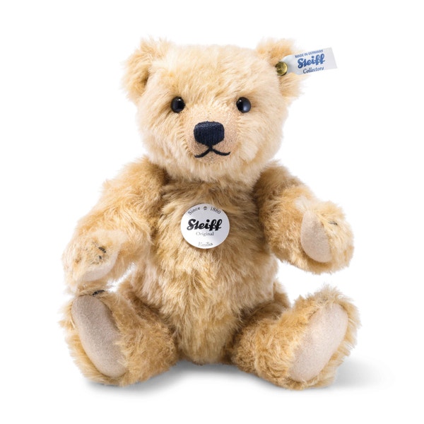 Emilia Teddy Bear, 10 in, light brown - Steiff.com