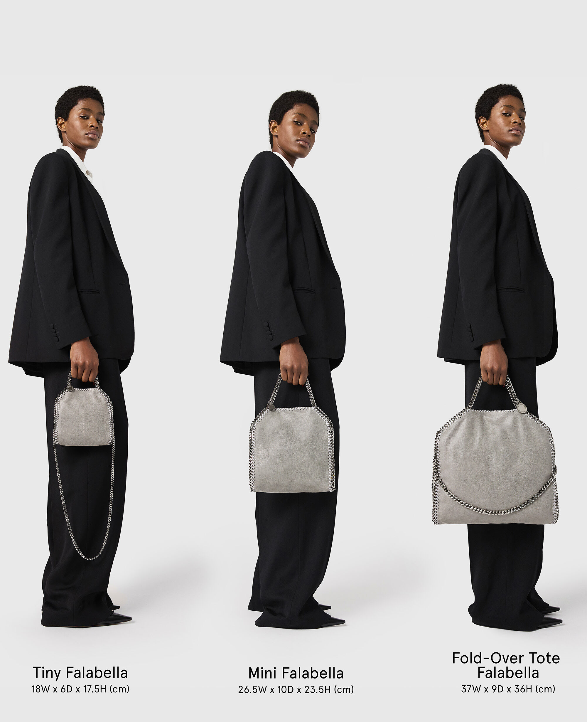 Women LIGHT GREY ファラベラ ミニ トートバッグ | Stella McCartney JP