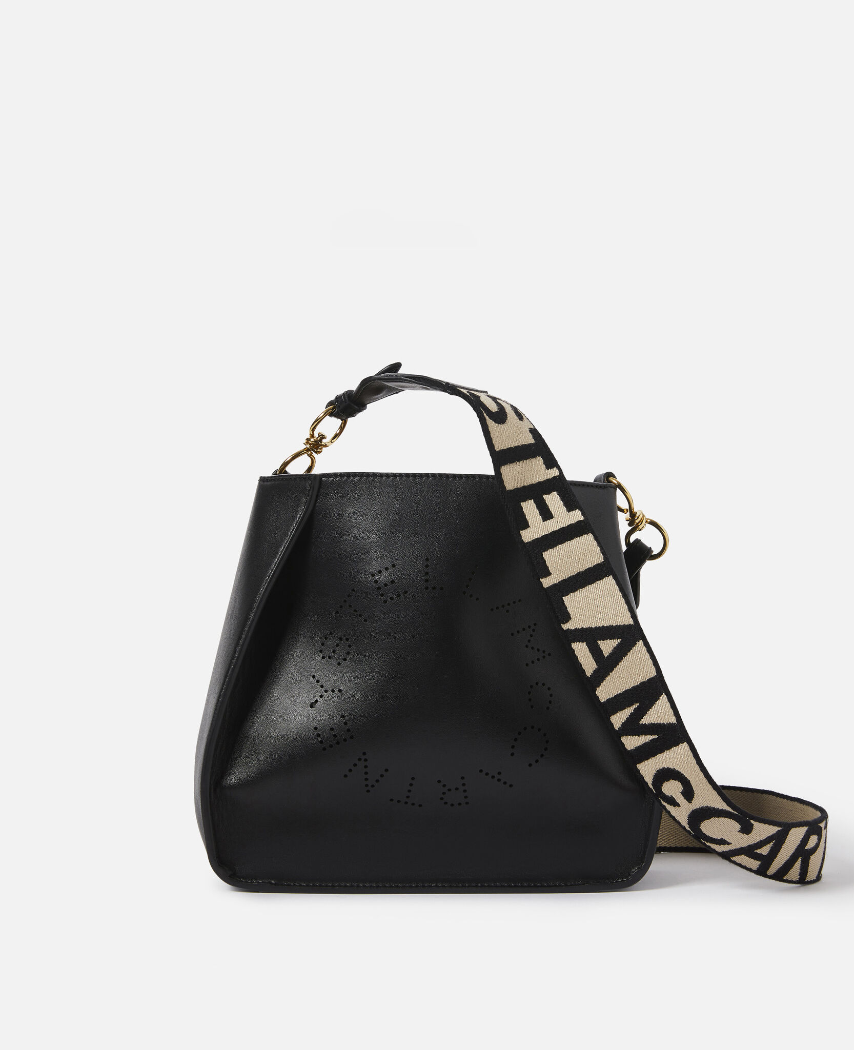 Women Black Logo Crossbody Bag | Stella McCartney US