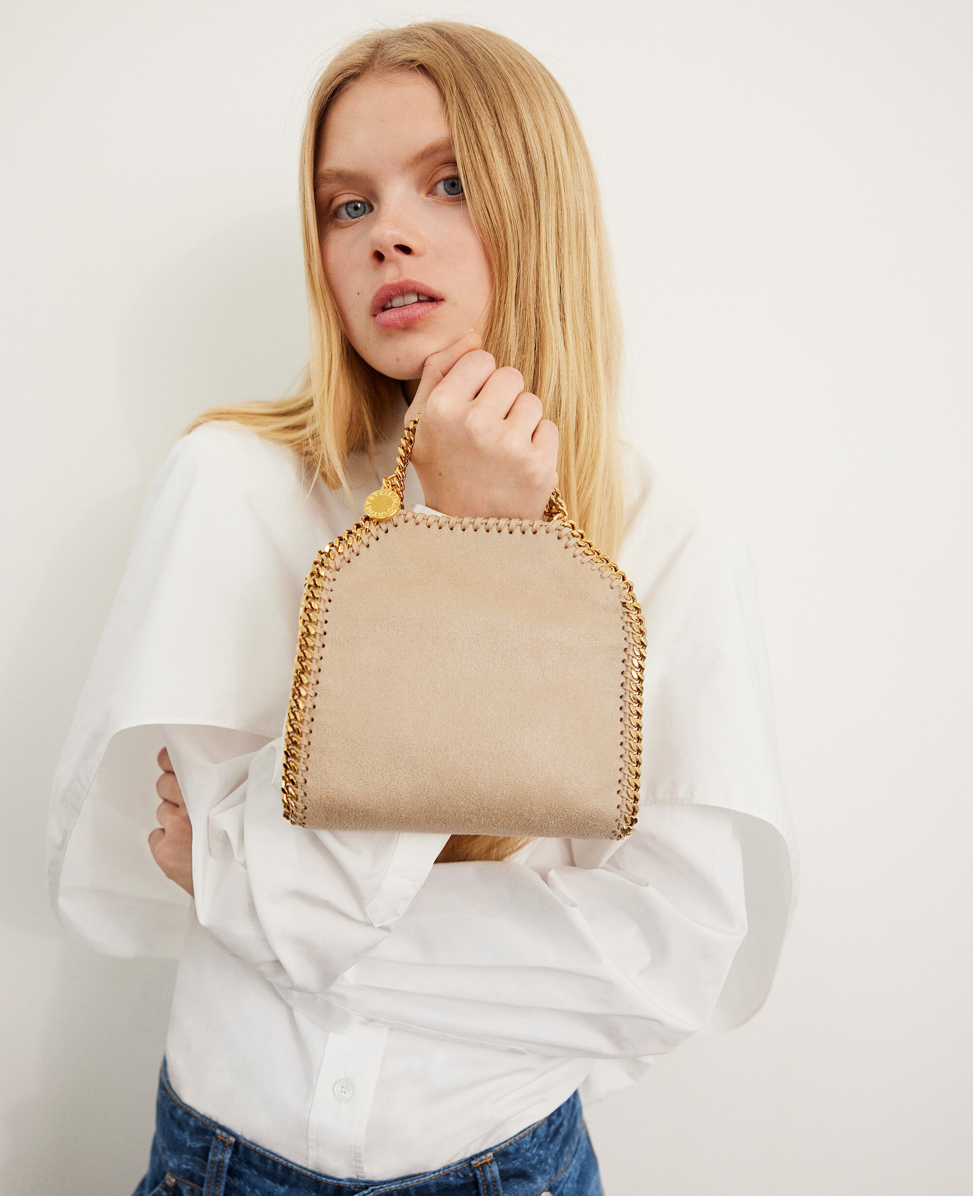 Women Clotted Cream ファラベラ タイニー トートバッグ | Stella