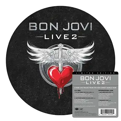 BON JOVI / LIVE 2 [10inch - 06025379942-0 (5)]：90'S ROCK