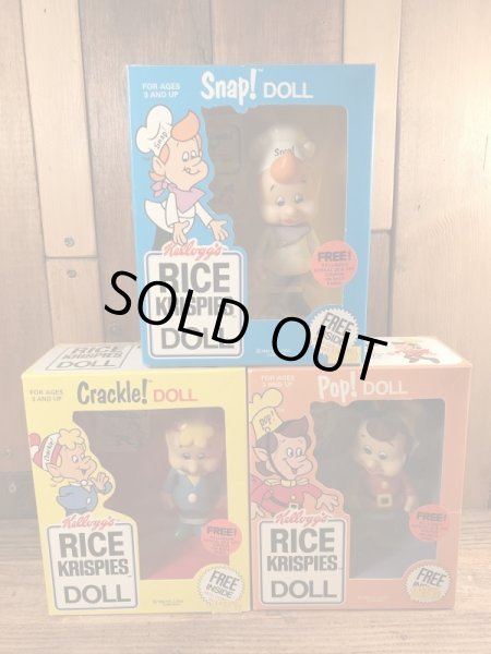 Kellogg's Rice Krispies “Snap!Crackle!Pop!” Doll Set スナップ