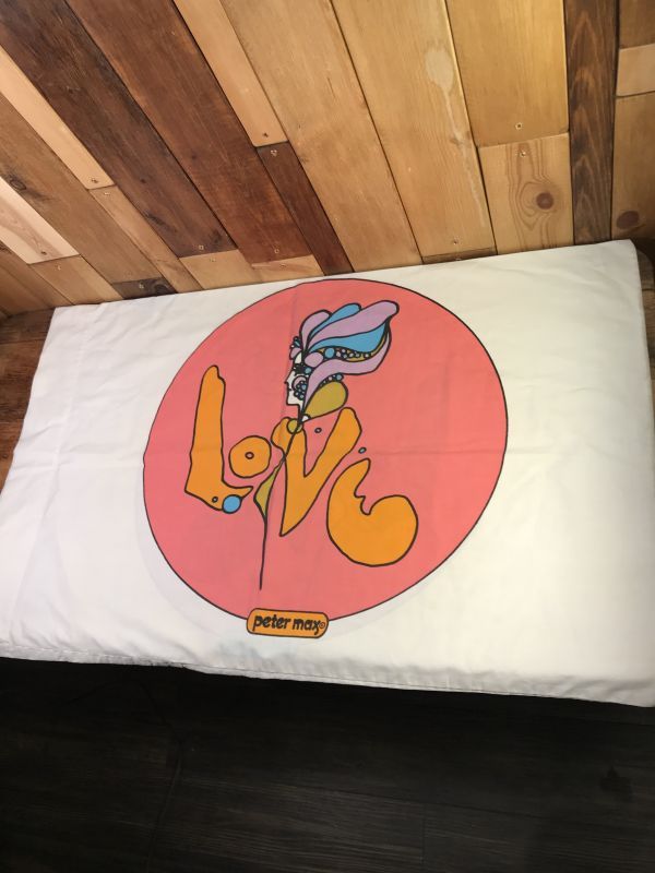 Peter Max ピーターマックスLOVE ワッペンUSA製ビンテージ