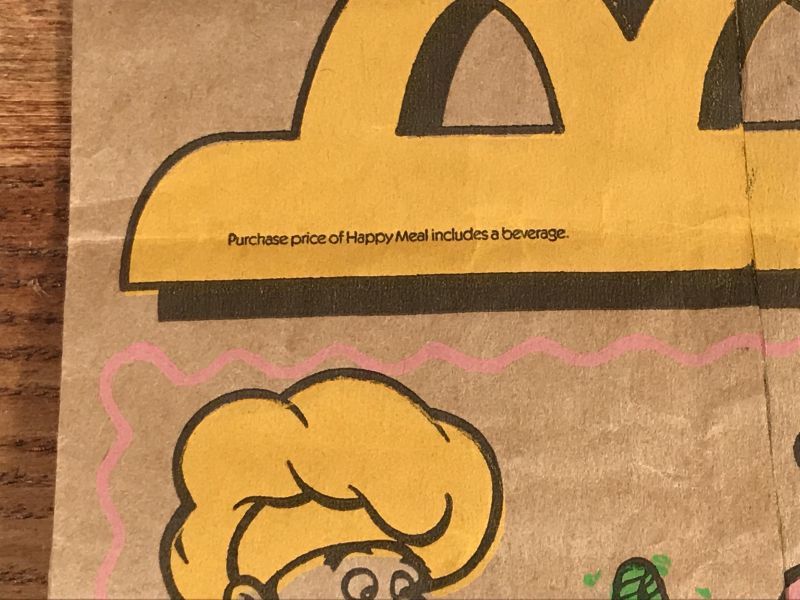 McDonald's “Nature's Helpers” Happy Meal Paper Bag マクドナルド