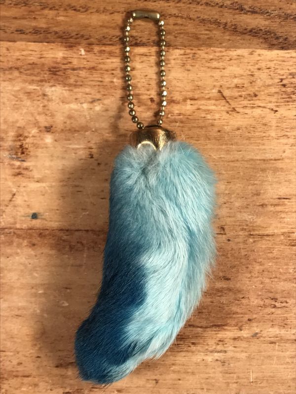 Rabbit Foot Lucky Charm Keychain ラビットラッキーチャーム