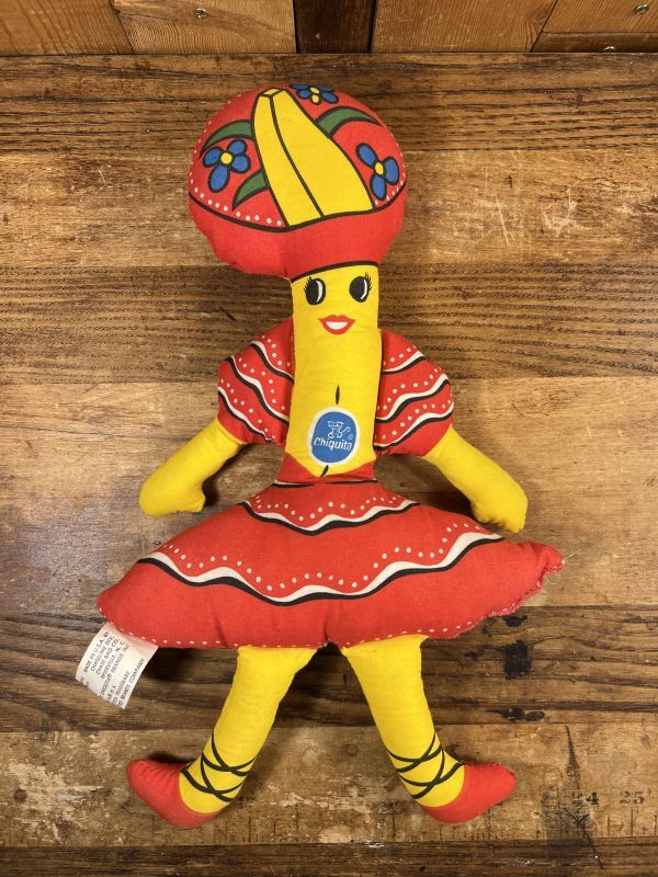 Chiquita Banana Pillow Doll チキータバナナ ビンテージ ピロードール