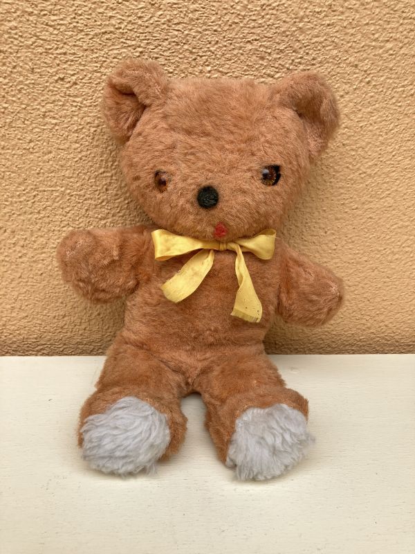 Vintage Old Teddy Bear くま ビンテージ ぬいぐるみ ブラウン