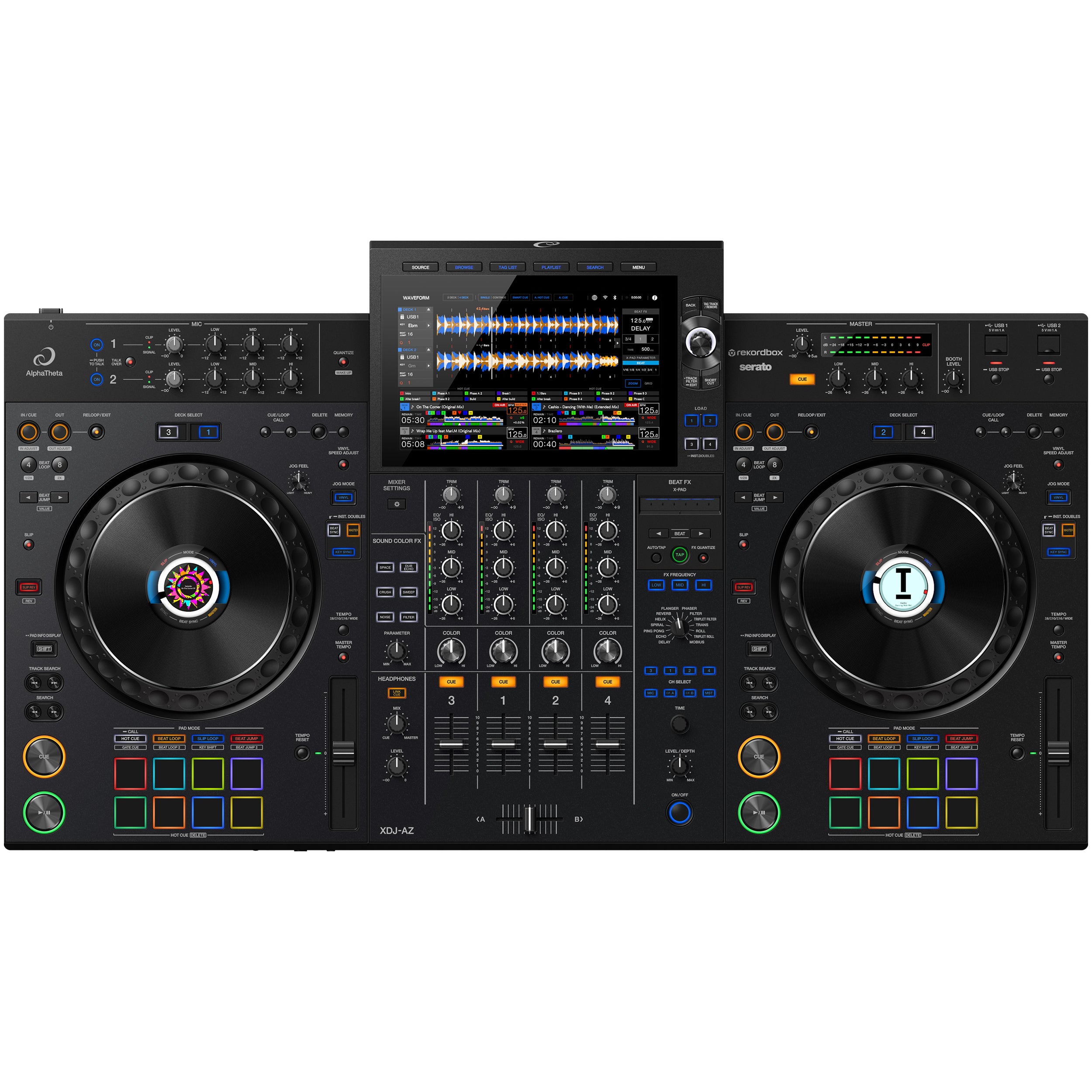 AlphaTheta XDJ-AZ 4-Channel All-In-One Standalone DJ Controller