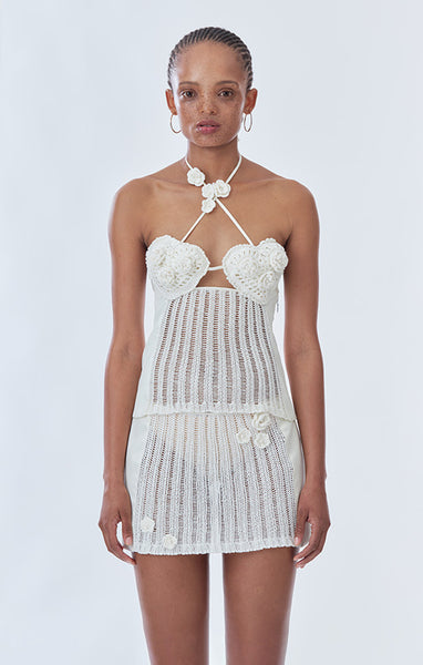 Ms. Heart Floral Crochet Bustier – Stolen Stores