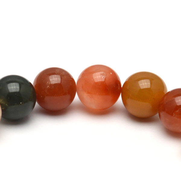 福禄寿ミックスルチルクォーツ - 11mm玉、サイズ17cm | 天然石