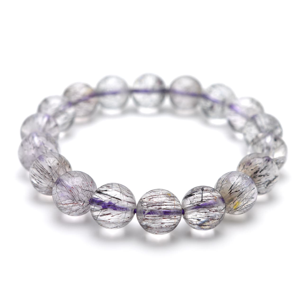 スーパーセブン(セイクリッドセブン) - 11mm玉、サイズ17cm | 天然石