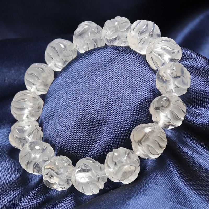 ブレス 九尾の狐 13mm 水晶 幸福 金運 運気 癒し 天然石 品番