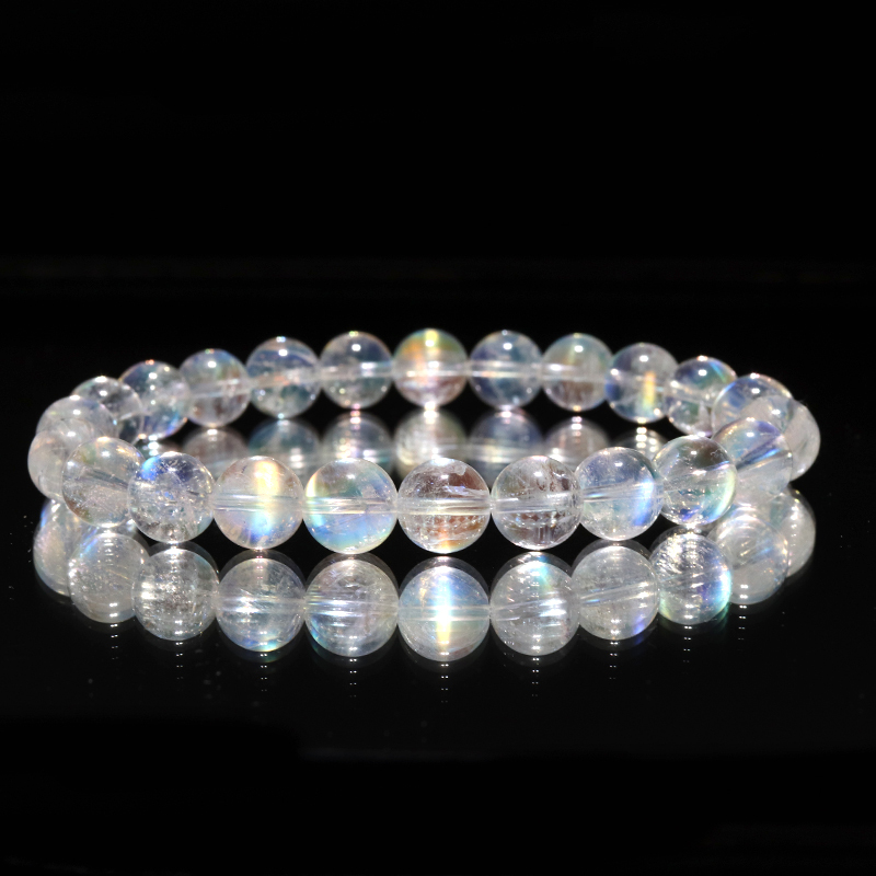 ブレス ホワイトラブラドライト(レインボームーンストーン