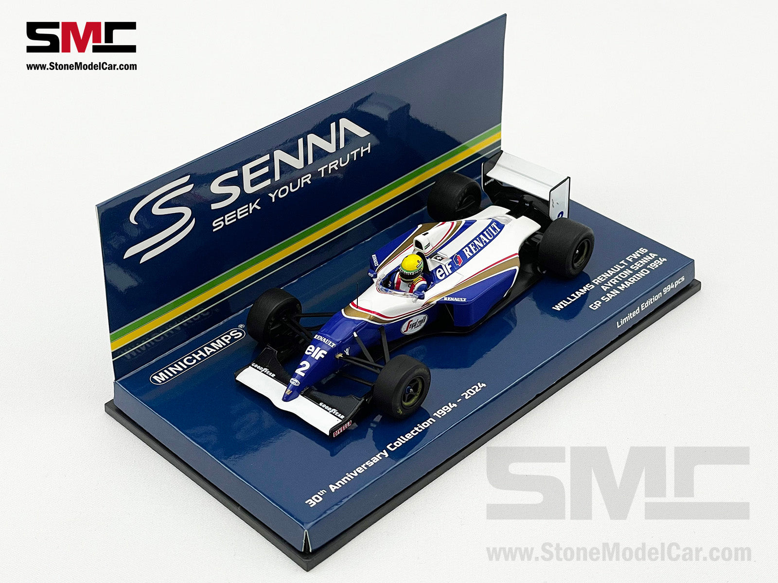 Williams Renault F1 FW16 #2 Ayrton Senna San Marino GP 1994 1:43