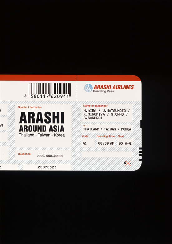 ARASHI AROUND ASIA Thailand-Taiwan-Korea｜嵐｜Storm Labels