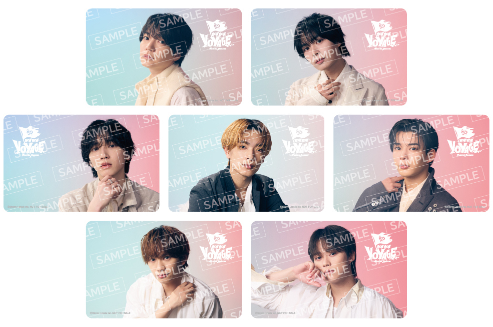 なにわ男子 ニューアルバム「BON BON VOYAGE」先着購入特典の絵柄を