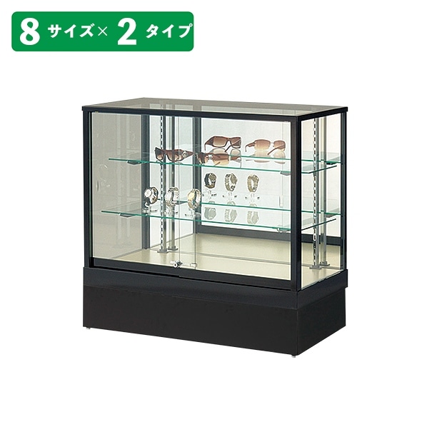 ガラスのミニショーケース ビロードの袋付き ガラスのミニショーケース