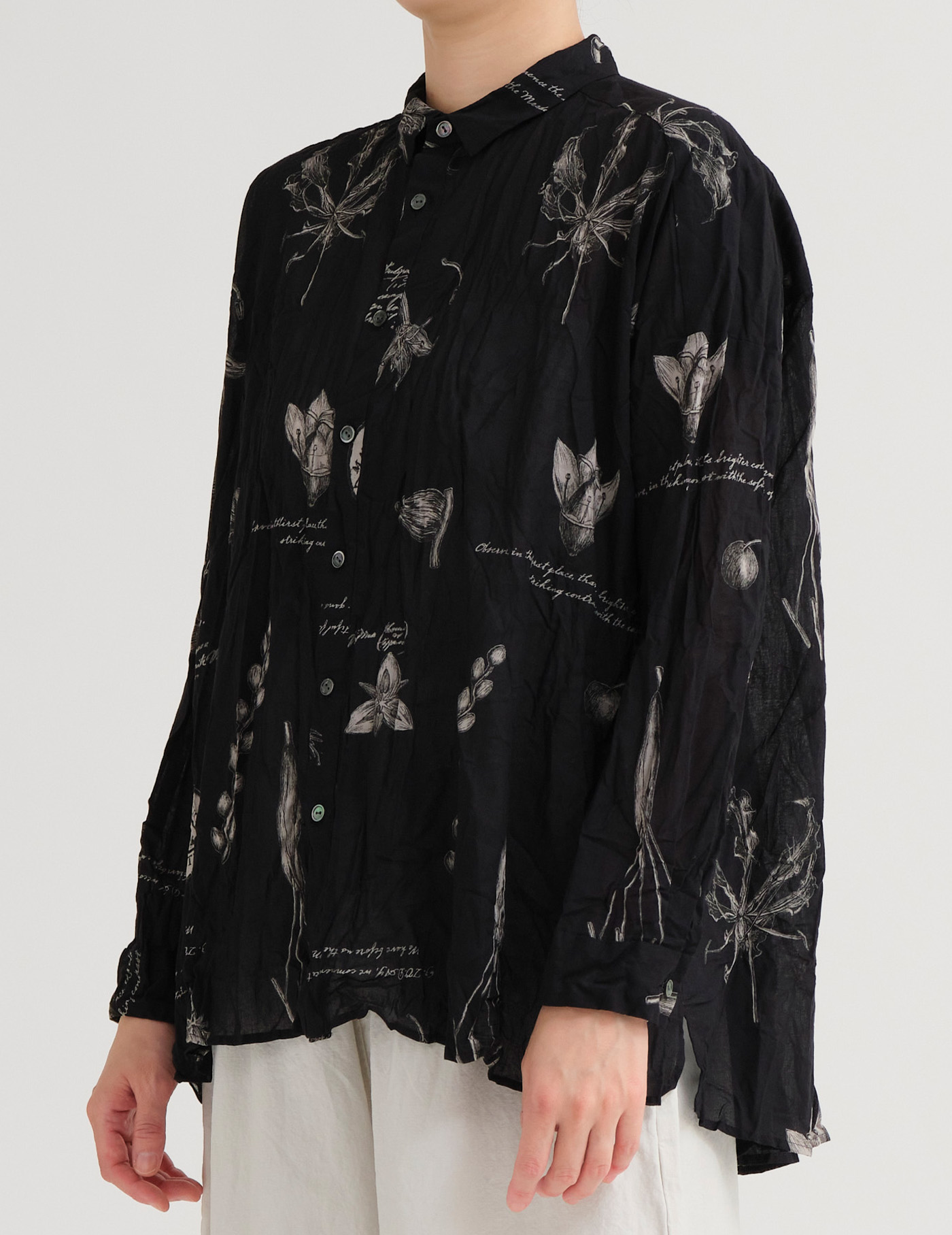 プラントグロウスプリント ブラウス| pas de calais（パドカレ）の