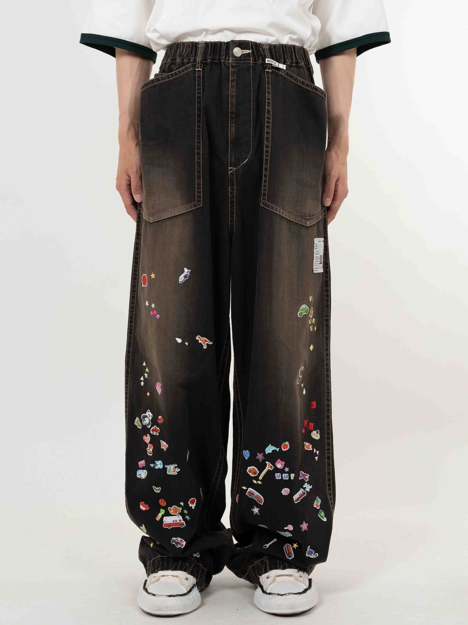 Maison MIHARA YASUHIRO - 【25SS】ベイカー ステッカー ジーンズ