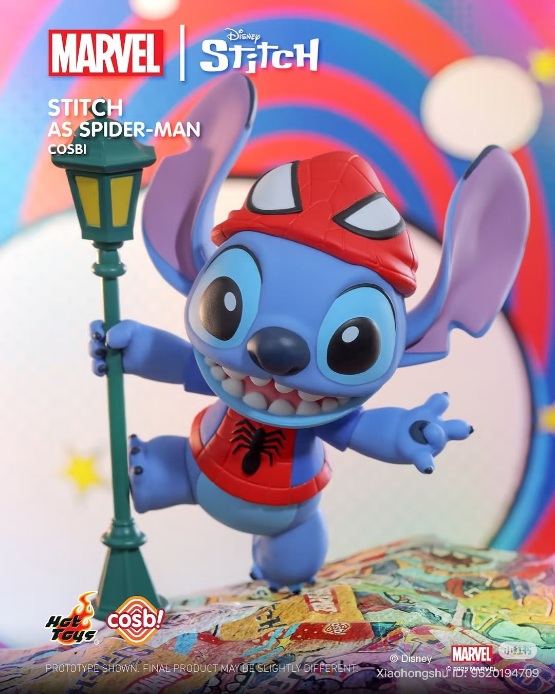 cosbi Stitch x Marvel Blind Box Series