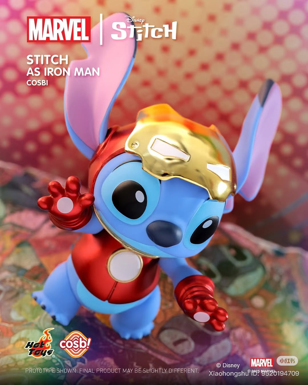 cosbi Stitch x Marvel Blind Box Series