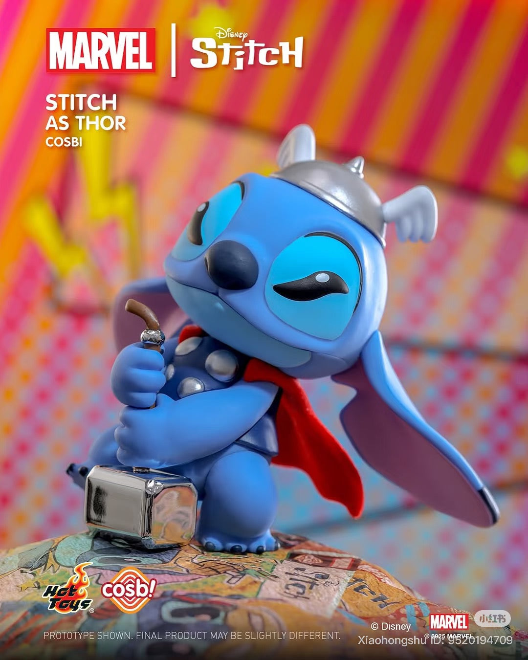 cosbi Stitch x Marvel Blind Box Series