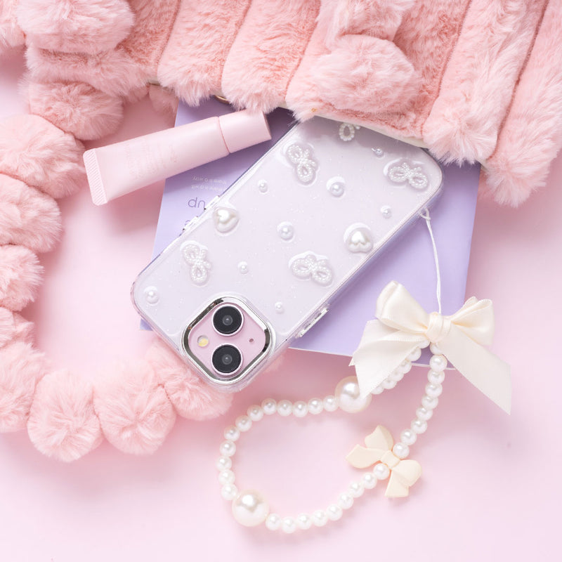 iPhone 17/17Pro/16/16Pro/15/14/13専用]PHONEAR リボンiPhoneケース