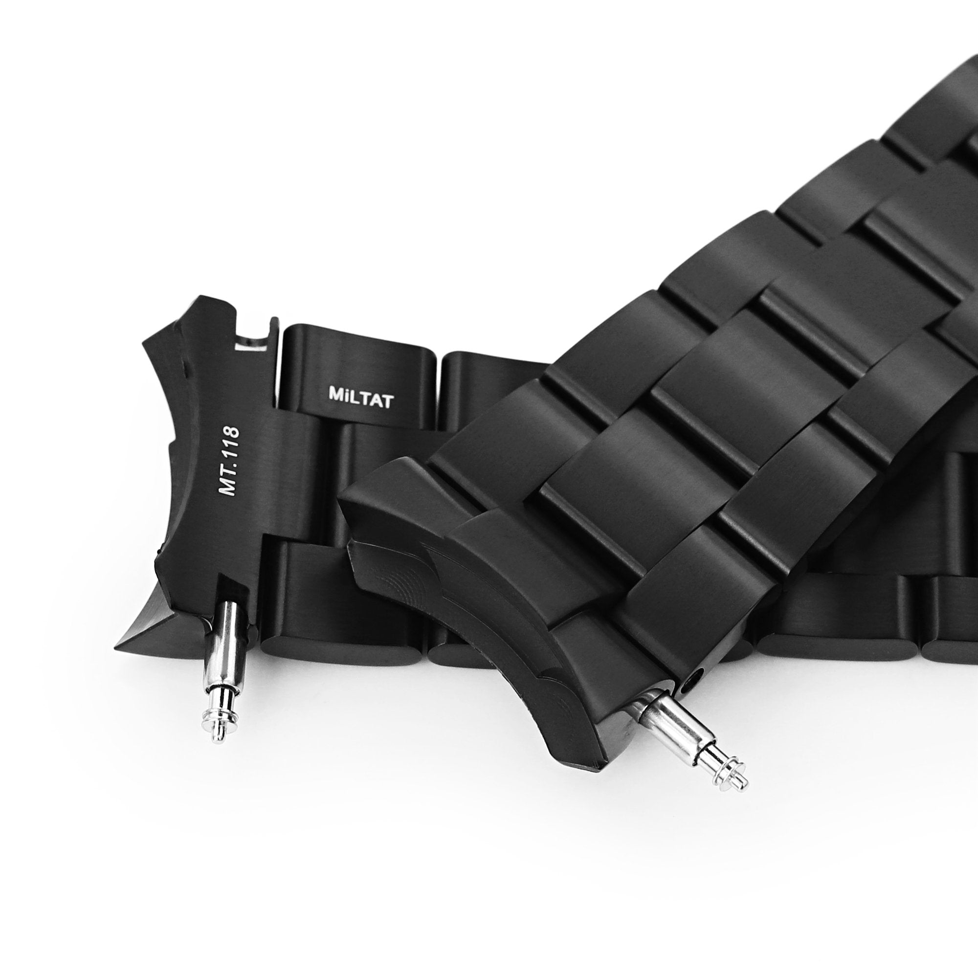 Seiko 5 Sports SRPD79 Curved End Super-O Boyer Bracelet DLC Black