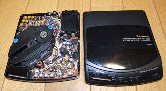 スタフ屋 ポータブルCDプレーヤー(松下SL-S30)