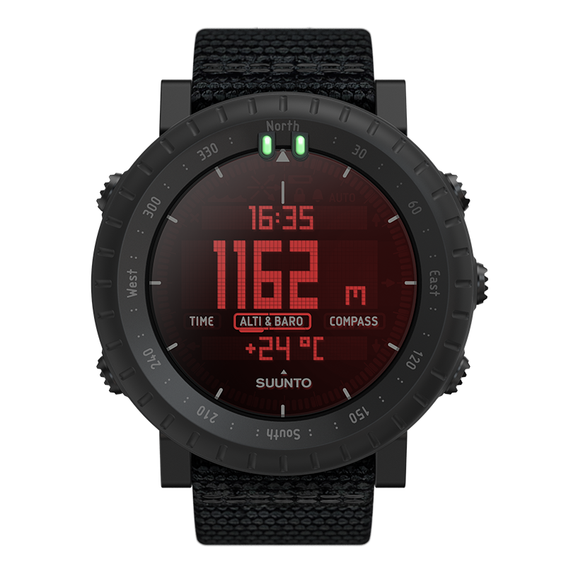 Suunto Core Alpha Stealth - a tactical watch for all-round use