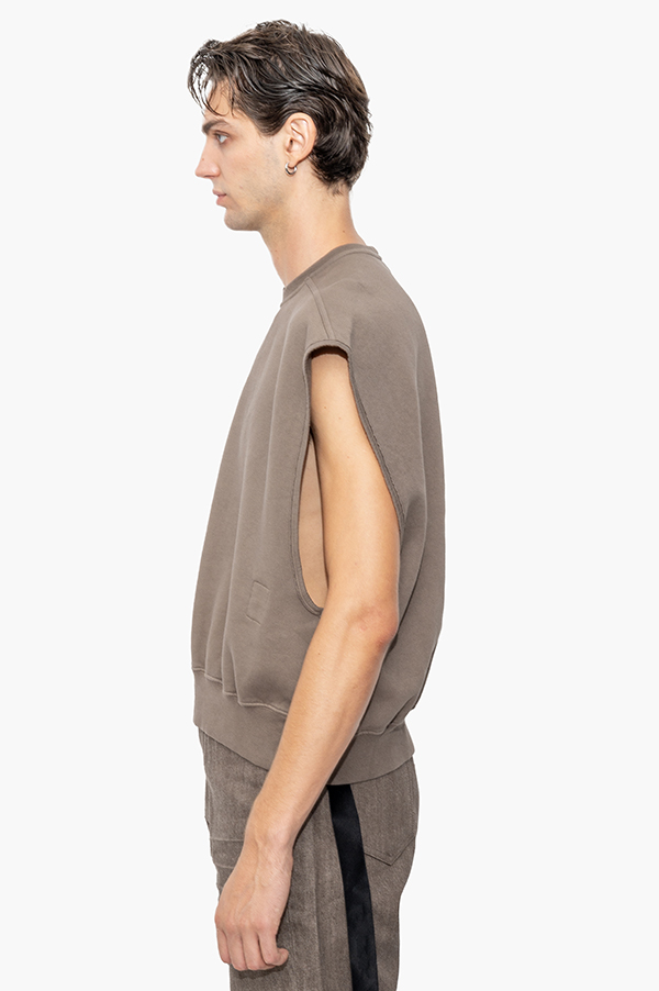 RICK OWENS - DRKSHDW SL JUMBO TATLIN SWEAT DUST – SUUS