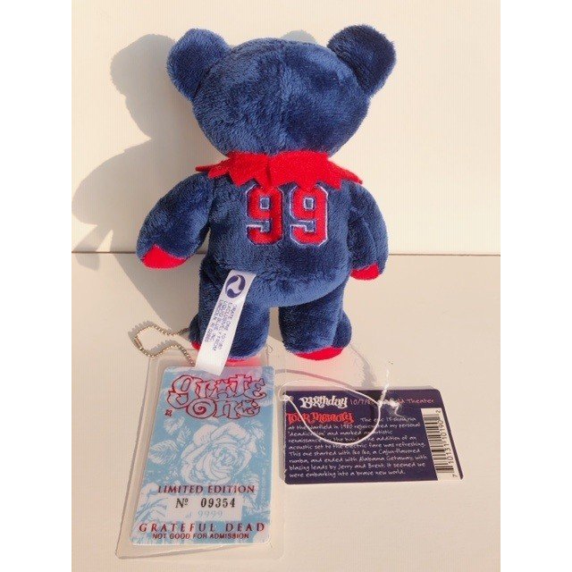 くまぬいぐるみ 限定生産 グレイトフルデッドビーンベア Grateone 背中