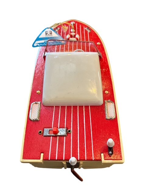 バンダイ サンシャインシリーズ モーターボート 赤ストライプ柄ボート