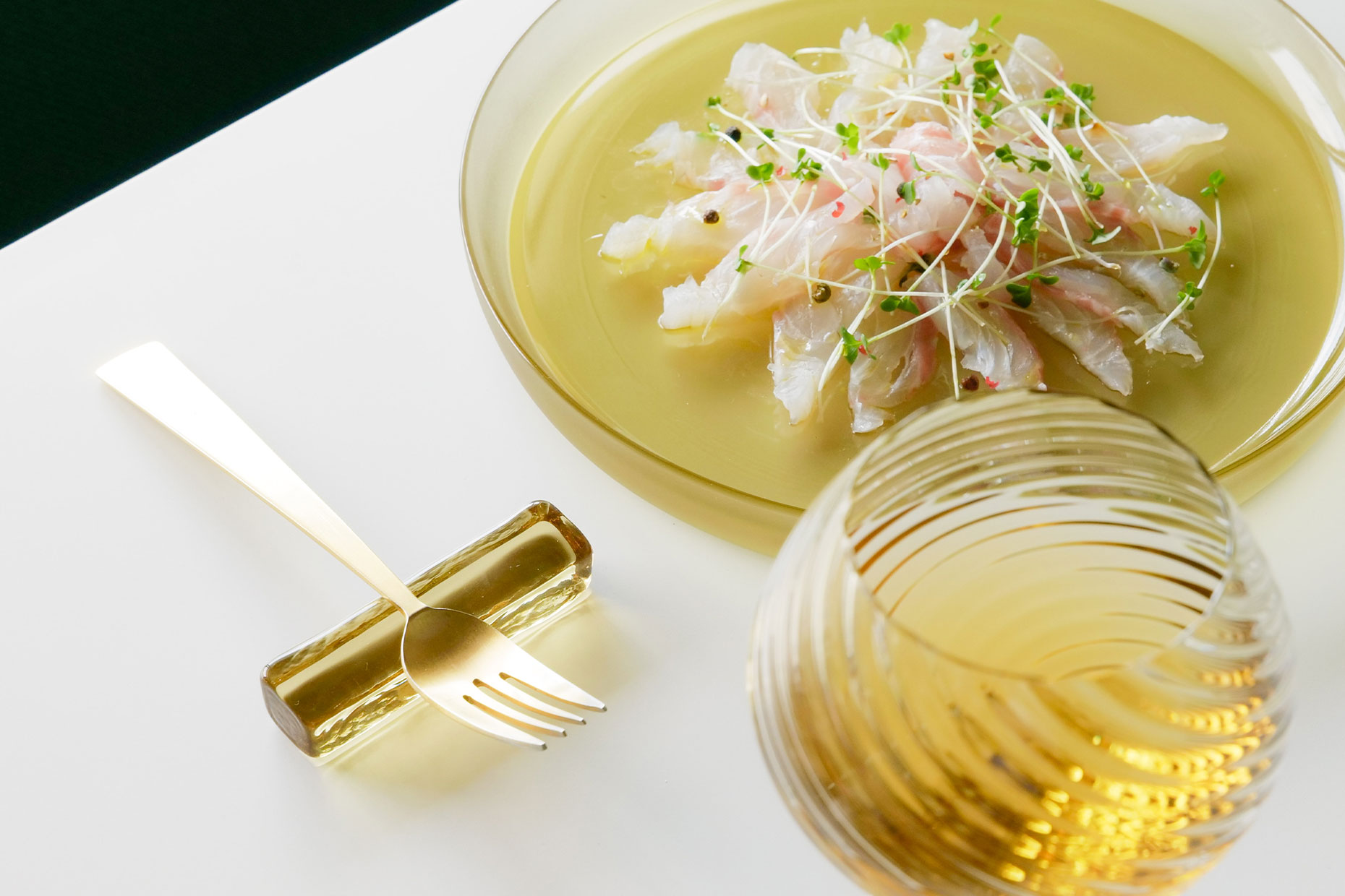 カトラリーレスト：四角 (M) 6本セット GIFT | ガラス製品 | Sghr