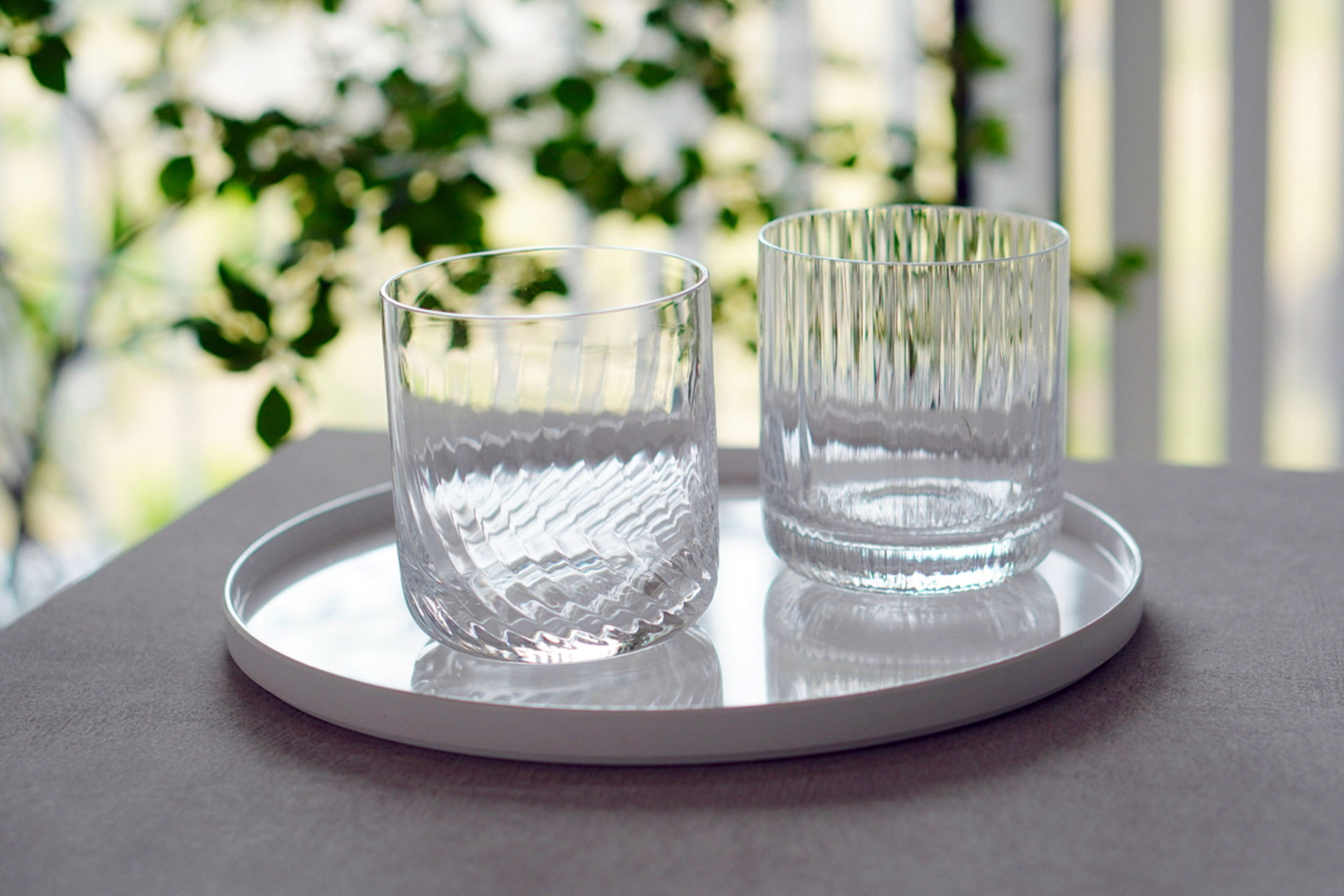 水 -MIZU-：グラス (L) ペア GIFT | ガラス製品 | Sghr
