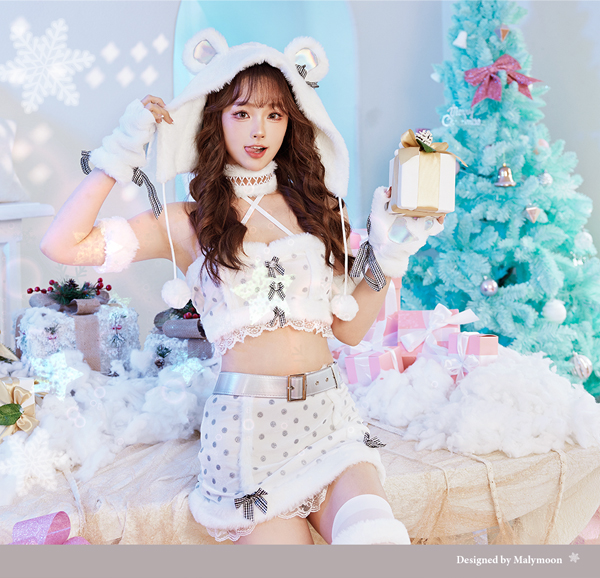 即日発送】【クリスマスコスプレ10点セット】【Malymoon/マリームーン