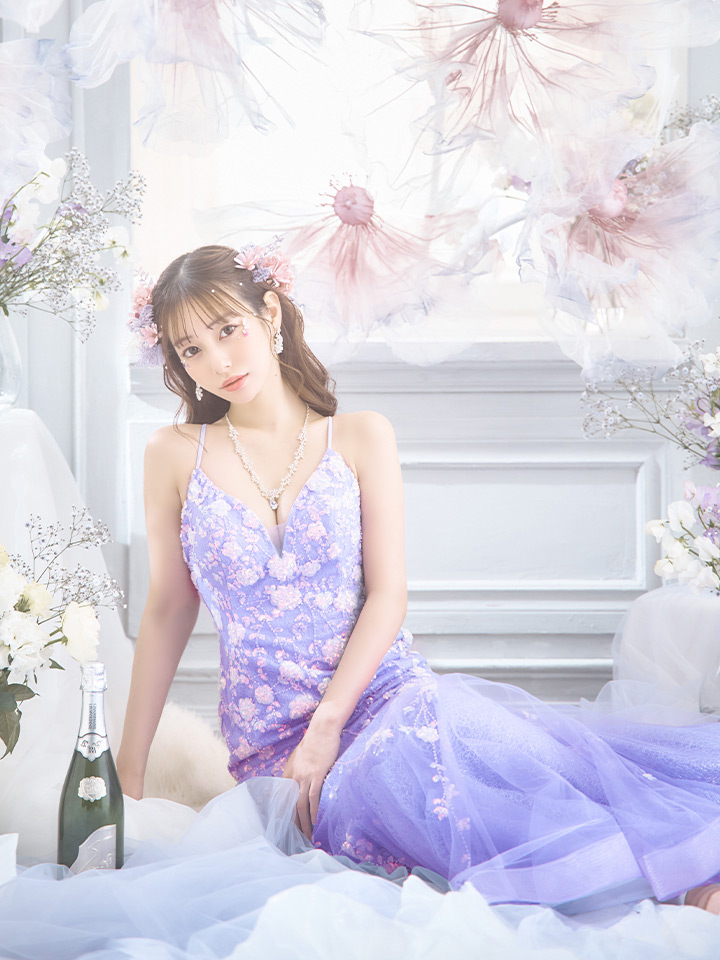 なつき/関西コレクション着用】【Lip line/リップライン】マーメイド