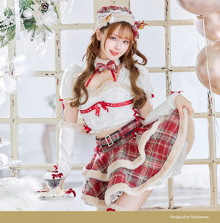 即日発送！】【クリスマスコスプレ9点セット】【Malymoon/マリームーン