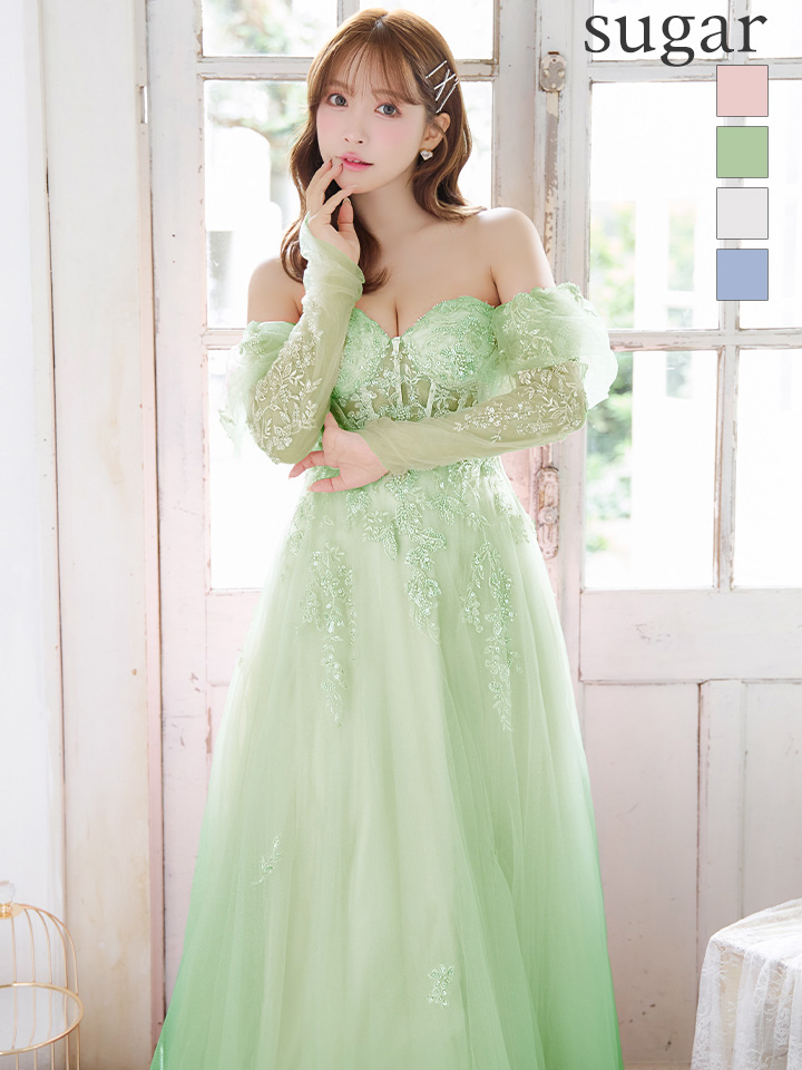 Lサイズあり【JEAN MACLEAN/ジャンマクレーン】ビーズ刺繍/ レース