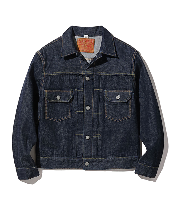 Lot No. SC15210 / 14.25oz. DENIM BLANKET LINED JACKET - SUGAR CANE