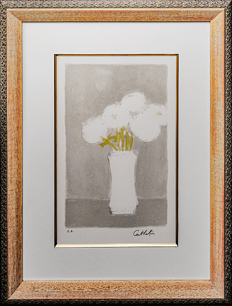 白い花瓶のクリスマスローズ - アート・絵画の販売、買取なら銀座の