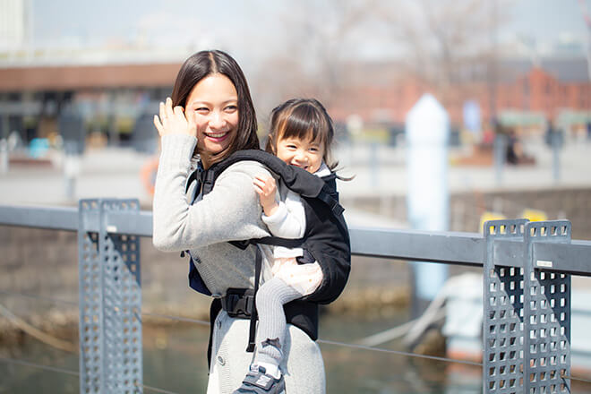 ママもベビーも心地よい！日本製の抱っこ紐[sun&beachベビーキャリア]