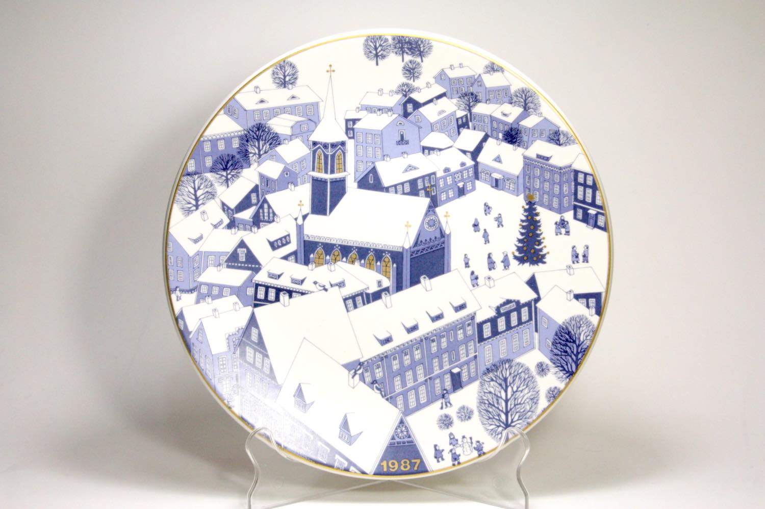 ARABIA/アラビア/1983年/イヤープレート/ミニクリスマスプレート