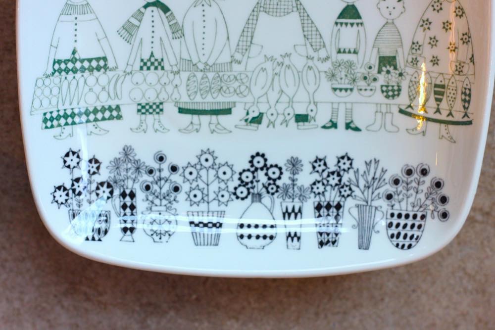 ARABIA/アラビア/ライヤ・ウオシッキネン/ヘルシンキマーケット絵皿