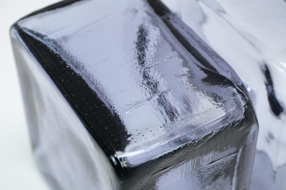 北欧雑貨/Riihimaen Lasi/Palaシリーズ/花瓶/ラベンダー/Lサイズ