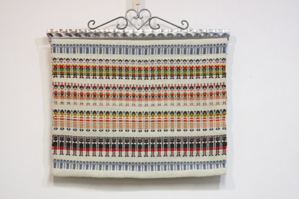 北欧ヴィンテージ スウェーデン製 ハンドメイド タペストリー ベージュ