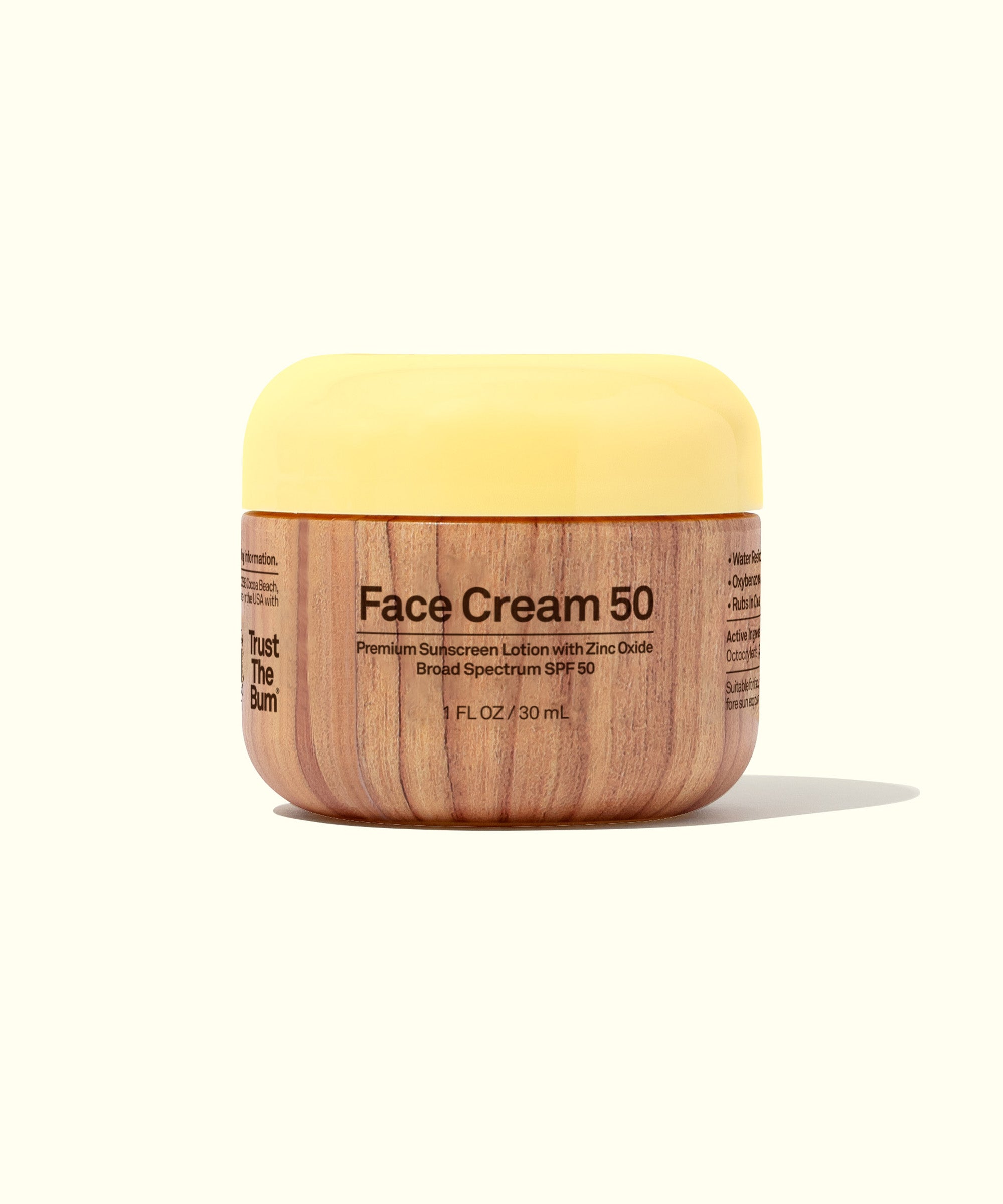 Sunscreen Face Cream SPF 50: Non Greasy & Water-Resistant – Sun Bum