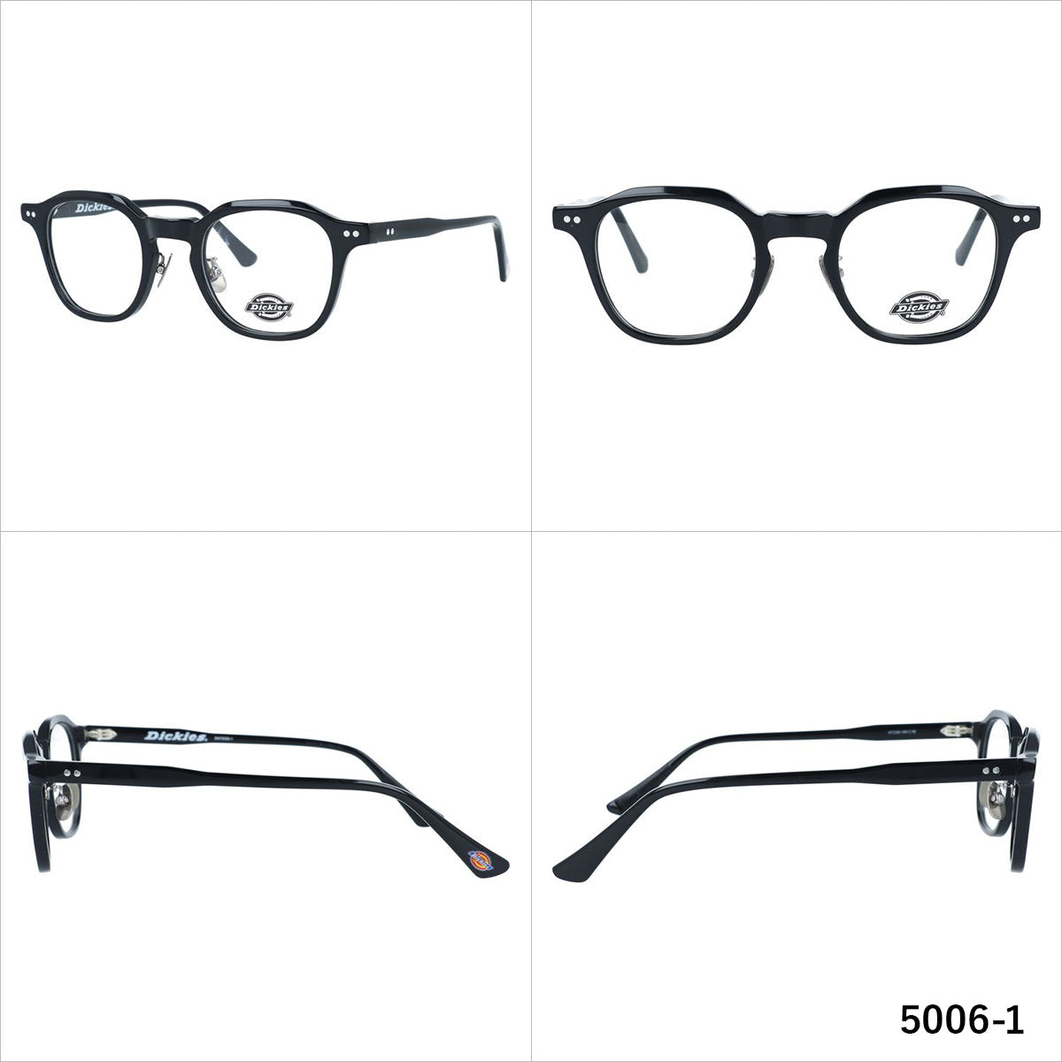 ディッキーズ メガネフレーム 伊達メガネ 調整可能ノーズパッド